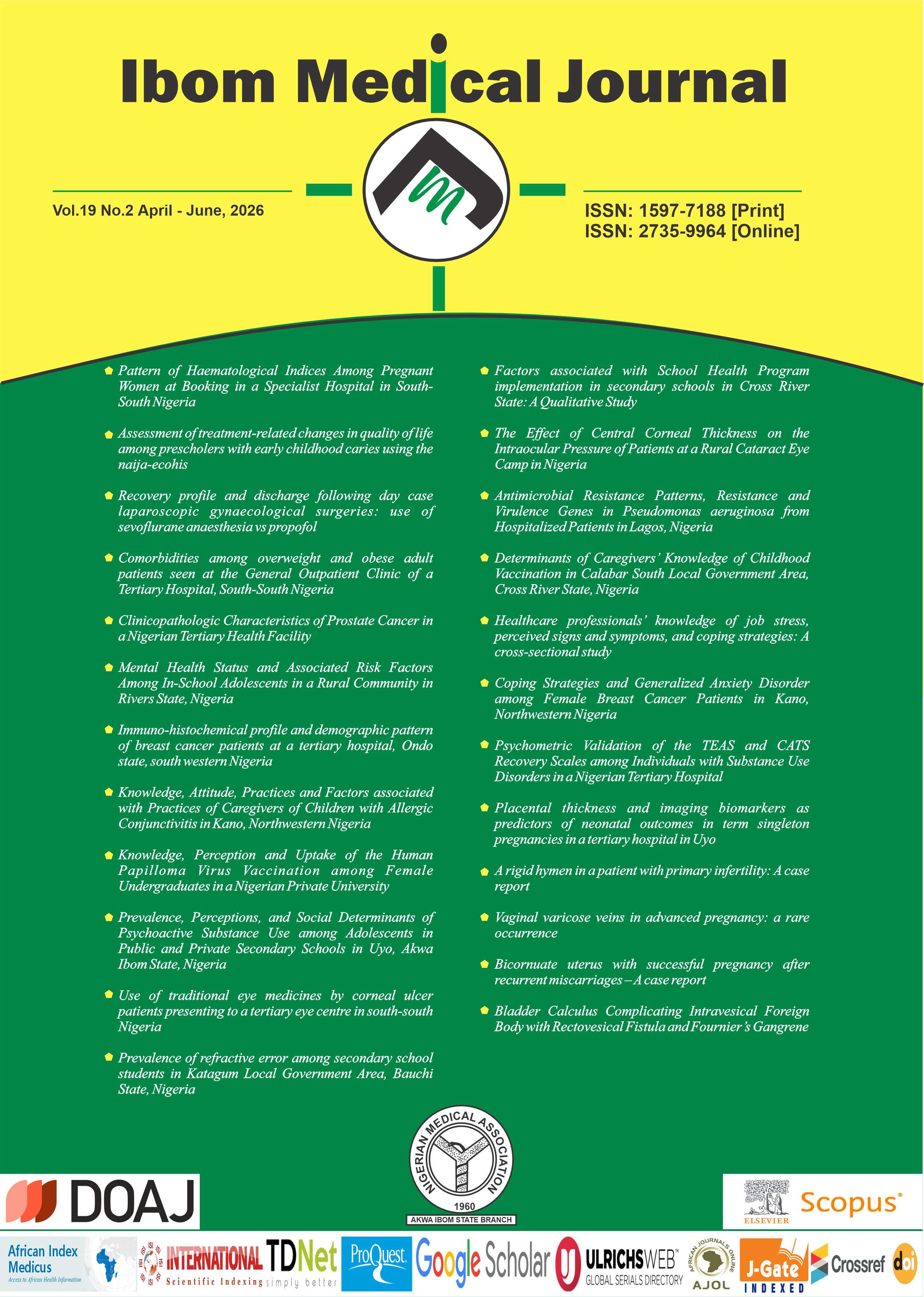 					View Vol. 19 No. 2 (2026): Current Issue (April - June)
				